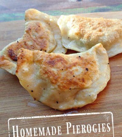 This traditional Homemade Pierogies recipe is easy to make for get togethers or a family meal. They are also a delicious way to use up leftover potatoes.