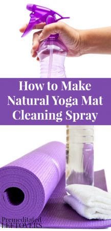 How to make a natural yoga mat cleaning spray recipe