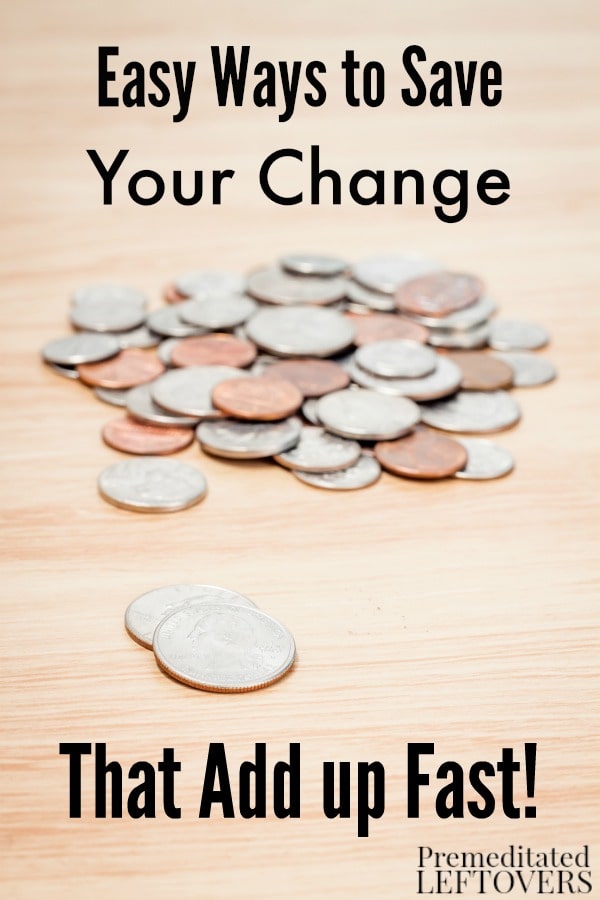Check out these Easy Ways to Save Your Change That Add up Fast! You will find great reasons to save your loose change and how to cash in what you save.