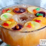 It's Mardi Gras time. Here's one delicious way to get festive during Mardi Gras season. Try our Mardi Grad Festive Punch, mixed with a King Cake Soda Ice Ring, rum and more. I'm also sharing a virgin festive punch recipe! Cheers!