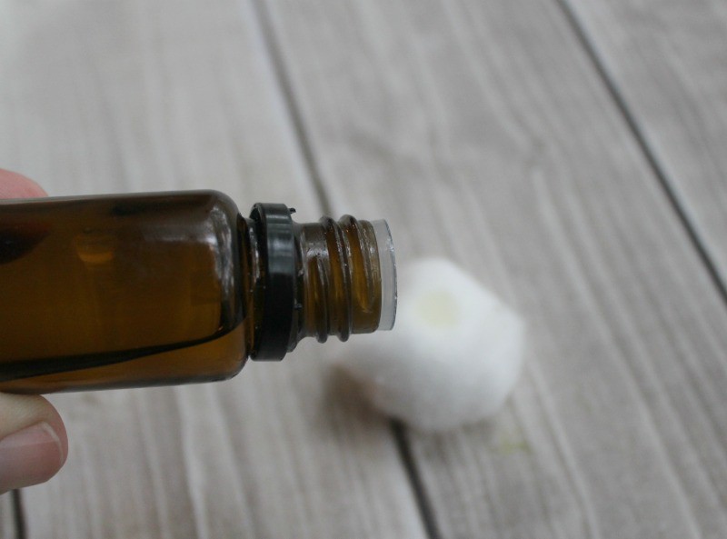 DIY Moth Repellant Bags- drop oils on cotton balls