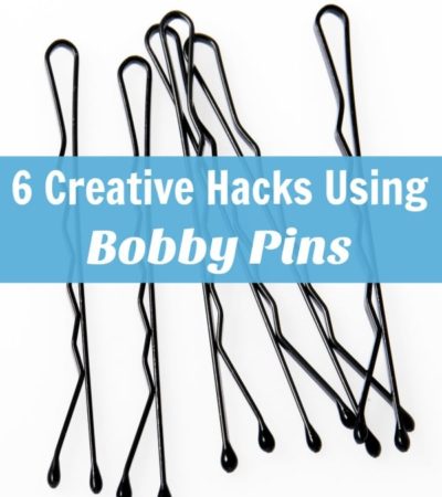 Bobby pins are handy for hair styling and so much more! Put these inexpensive pins to use around your home with 6 Creative Hacks Using Bobby Pins.