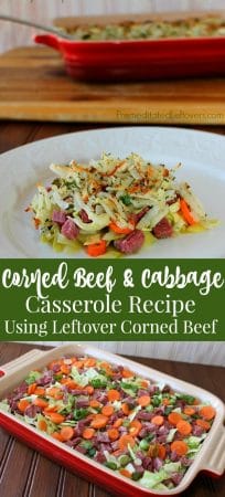 Corned Beef and Cabbage Casserole Recipe using leftover Corned Beef