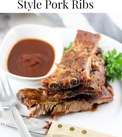 You don't have to wait until summer to barbecue! This Winter St. Louis Style Pork Ribs recipe is made in your oven and includes a homemade seasoning rub.