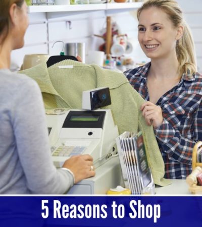 Check out these 5 Reasons to Shop Consignment Stores Now! You can find deals on high end merchandise and make money on gently used items of your own.