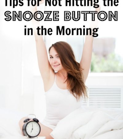 Do you need a little help waking up earlier? These 5 Tips for Not Hitting the Snooze Button in the Morning will make it easier to start your day early.