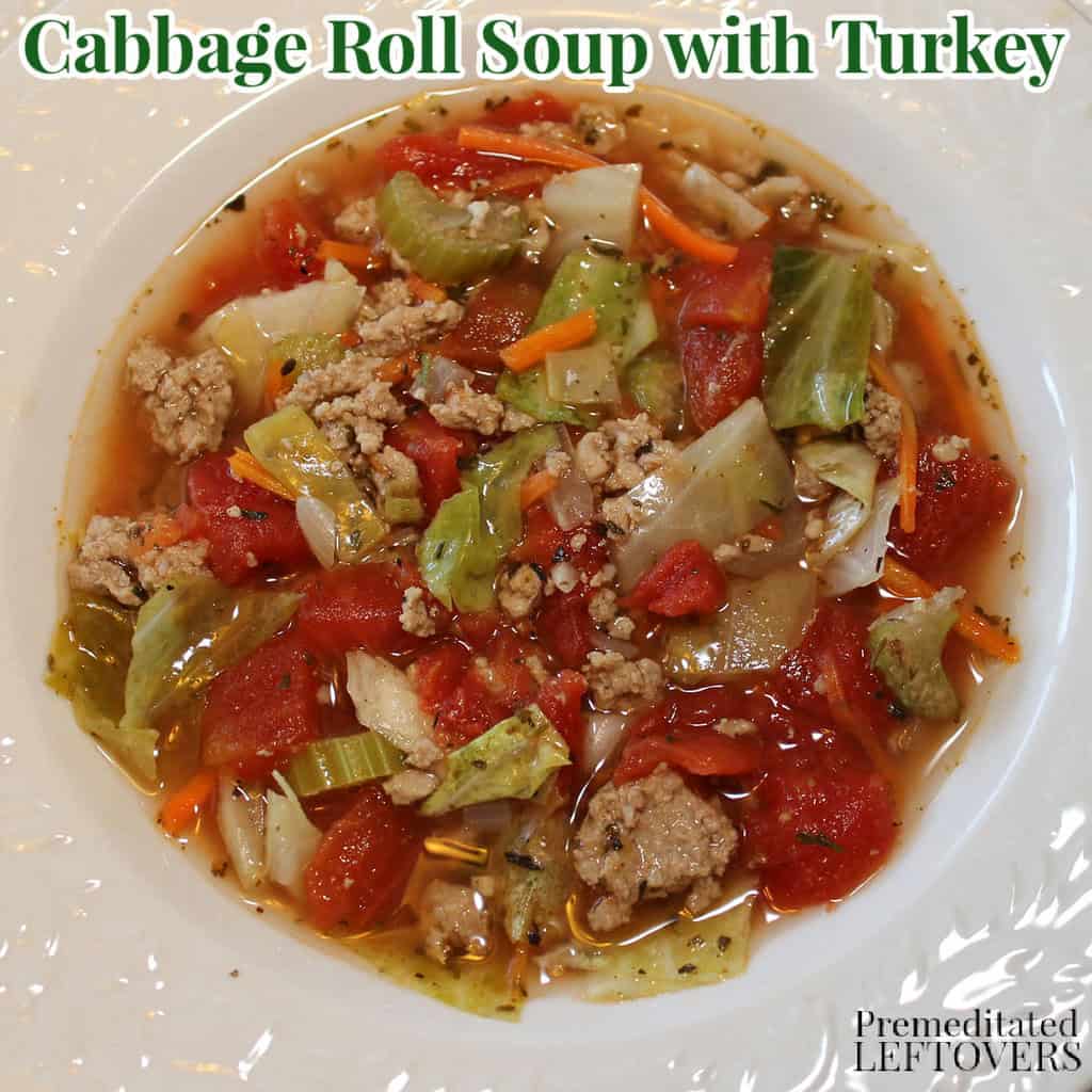 cabbage roll soup recipe with ground turkey