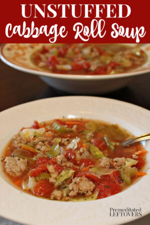 unstuffed cabbage roll soup recipe with ground turkey