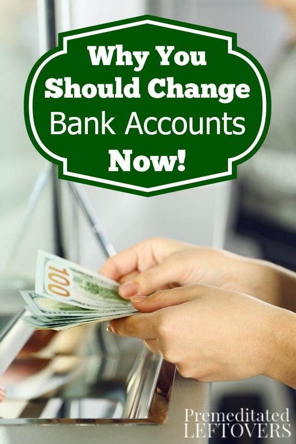 Check out these reasons why you should change bank accounts now. It may be time for you to switch in order to get the most out of your bank or credit union!
