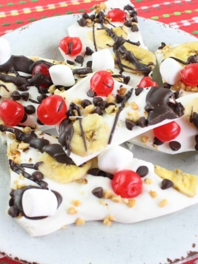 Banana Split Candy Bark Recipe Story