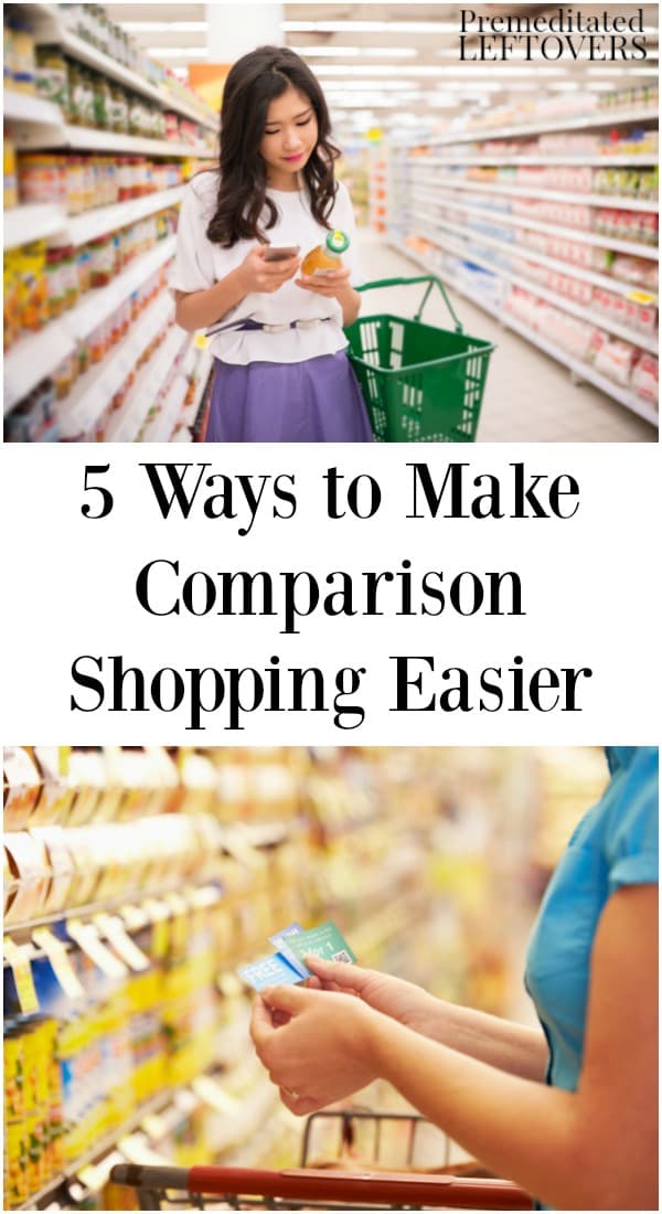5 Ways to Make Comparison Shopping Easier