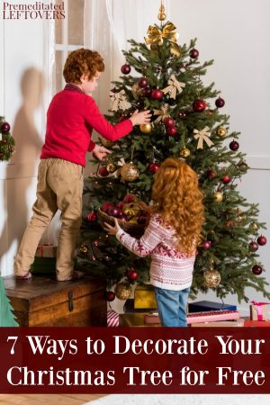 7 Ways to Decorate Your Christmas Tree for Free