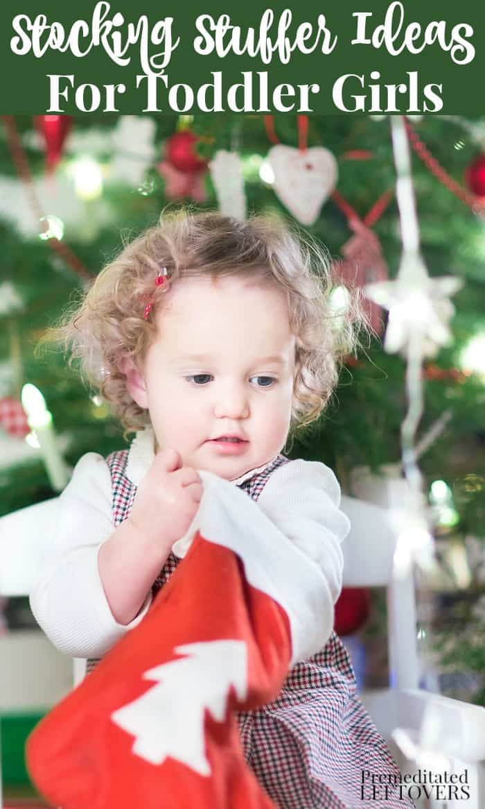We have a great list of Stocking Stuffers for Toddler Girls that are safe, fit in a stocking and help develop fine motor skills.