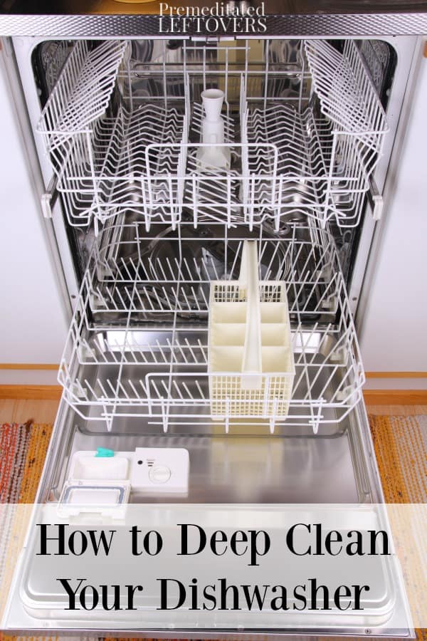 If your dishes are coming out of the dishwasher with bits of food on them, it may be time to clean the dishwasher. Here is how to deep clean your dishwasher naturally.