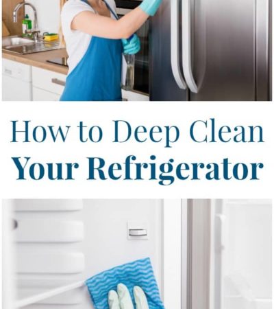 Deep cleaning a refrigerator does not have to take a long time. This step by step guide on how to deep clean your refrigerator makes it easier.