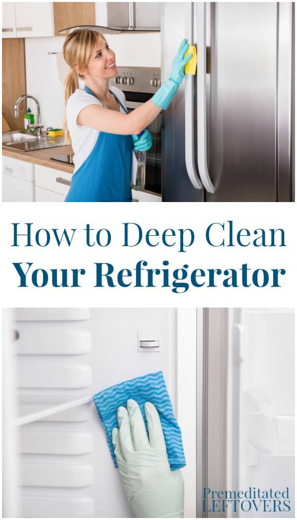Deep cleaning a refrigerator does not have to take a long time. This step by step guide on how to deep clean your refrigerator makes it easier.