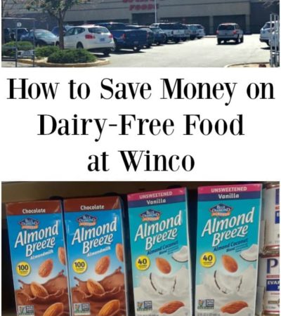 Winco has a lot of great, affordable dairy-free options. Here are some tips on how to save money on dairy-free food at Winco.