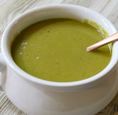 Instant Pot Split Pea Soup Recipe made with a ham bone in 30 minutes using the Instapot as a Pressure Cooker