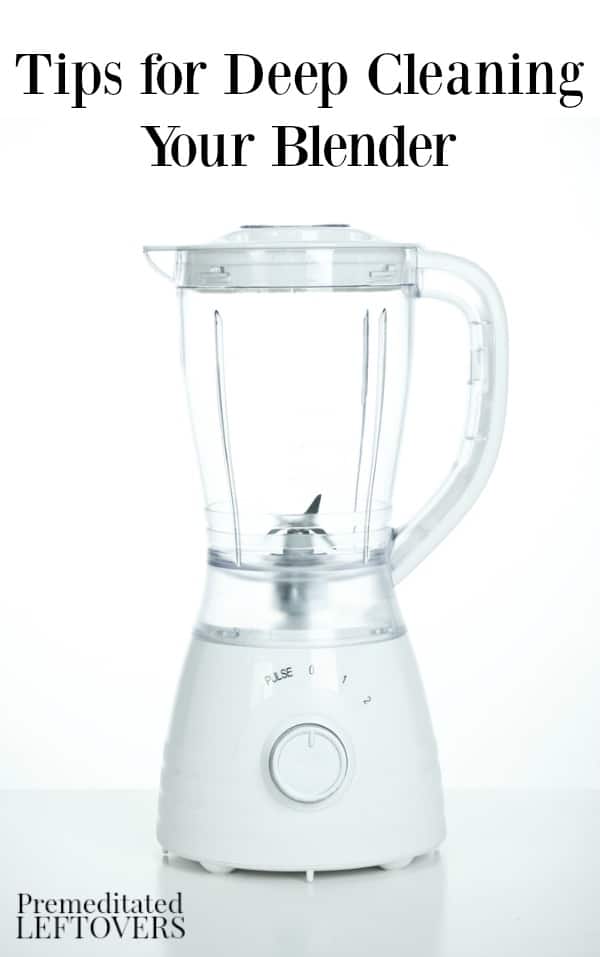 Blenders can be a little overwhelming to clean because of all the parts. It is easy to keep your blender in good working condition with these tips for deep cleaning your blender.