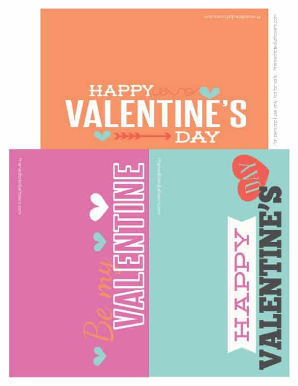 Printable Valentine Baggy Toppers PDF