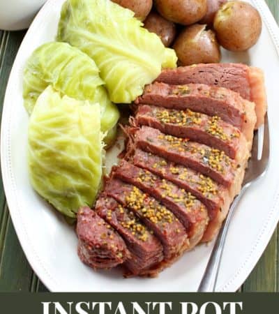 Instant Pot Corned Beef and Cabbage Recipe with Homemade Corned Beef Gravy Recipe