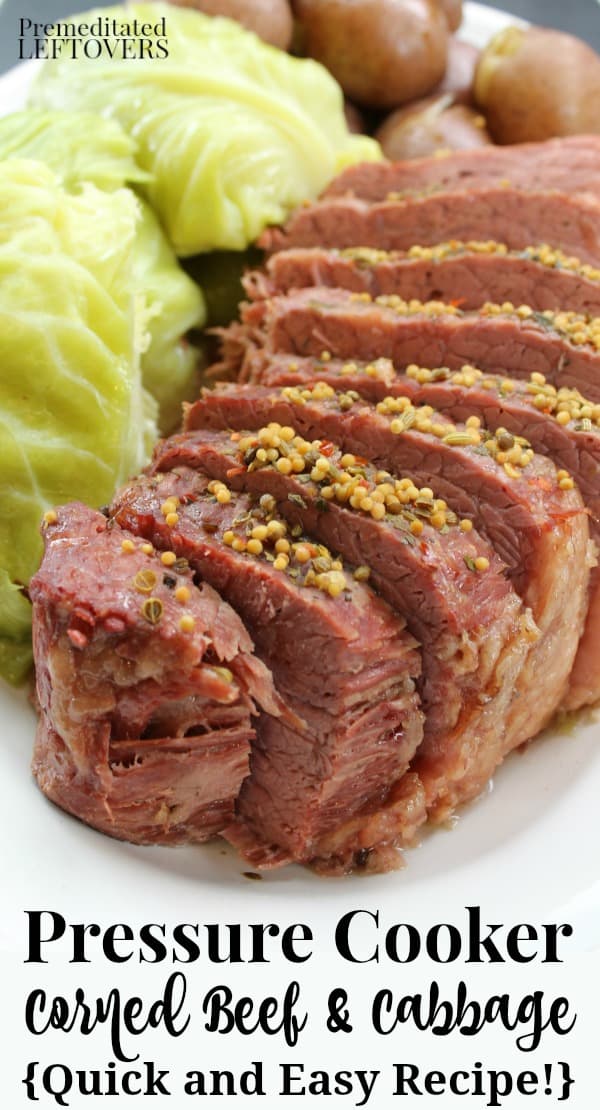 Pressure Cooker Corned Beef and Cabbage Recipe