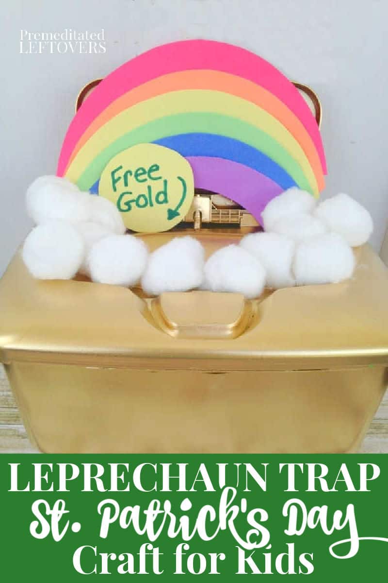 a leprechaun trap craft idea for St. Patricks day