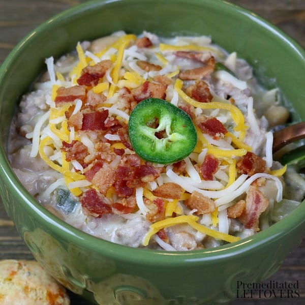 Jalapeno Popper Turkey Chili