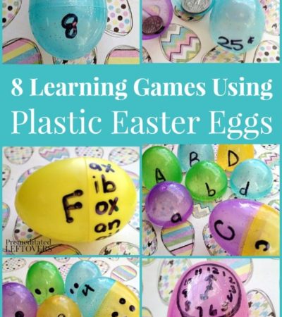 Learning Games Using Plastic Easter Eggs
