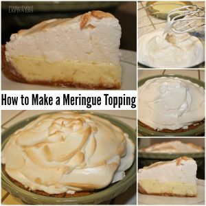 How to Make a Meringue Pie Topping - Recipe and Tutorial