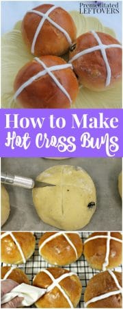 How to make hot cross buns - recipe and step by step directions