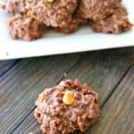 No-Bake Chocolate Butterscotch Oatmeal Cookies Recipe