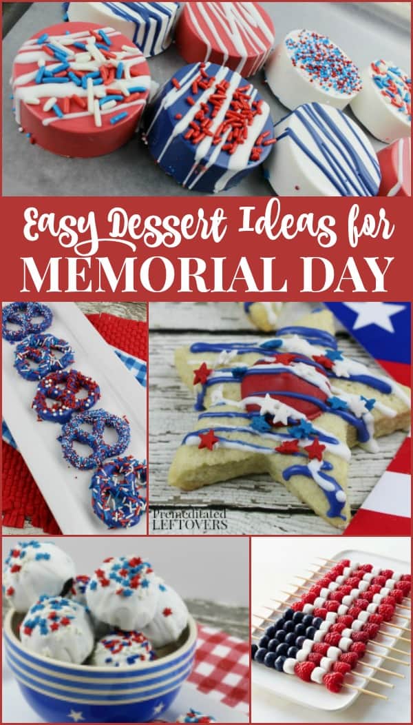 Quick and Easy Memorial Day Desserts - Red, White, and Blue Dessert Recipes