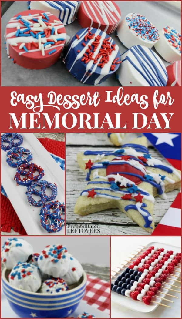 Memorial Day Desserts - Red, White, and Blue Dessert Recipes