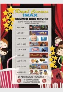 Kids Summer Movie Programs and 2018 Dollar Summer Movie Schedule