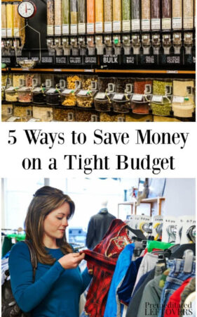 5 ways to save money on a tight budget
