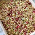 Strawberry-Kiwi Baked Oatmeal in 13 x 9 pan