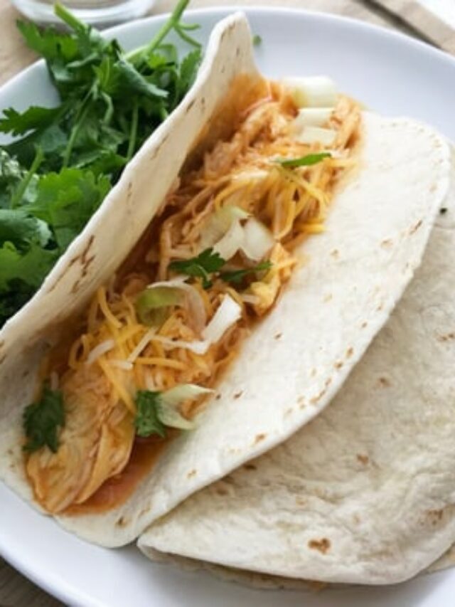 Easy Buffalo Chicken Wraps Story