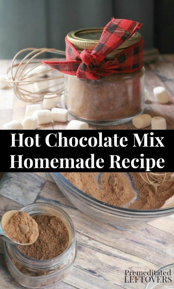 Homemade Hot Chocolate Mix Recipe - Gift in Jar Idea