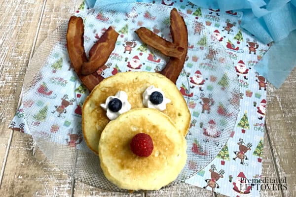 Christmas Morning Reindeer Pancakes Recipe