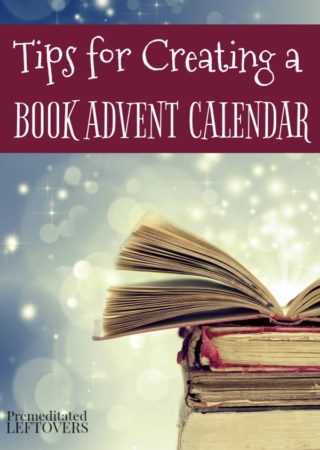 Tips for creating a book advent calendar this Christmas for your kids.