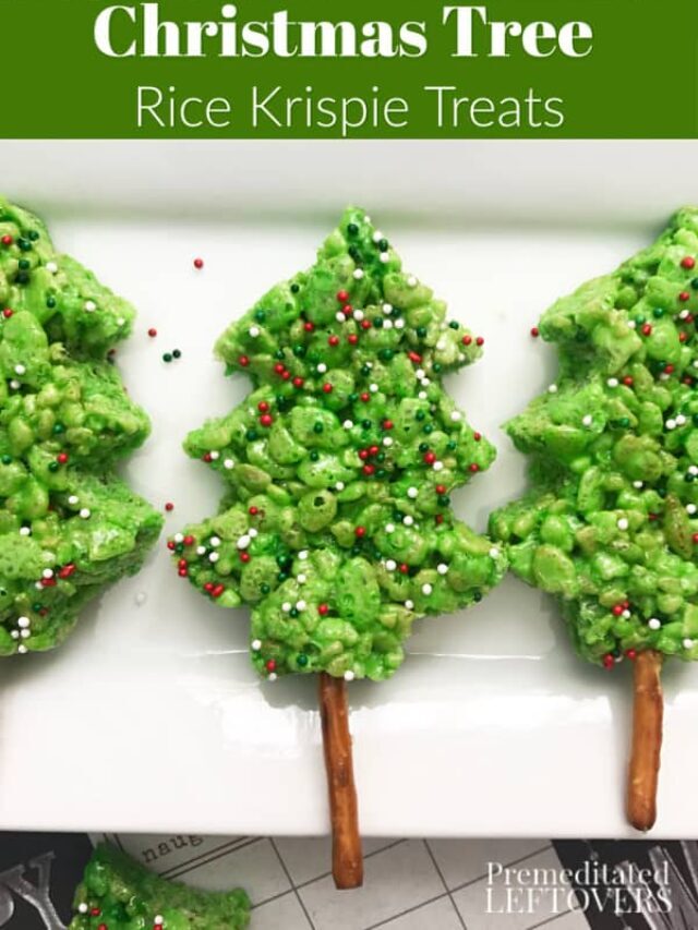 Christmas Tree Rice Krispie Treats – Story