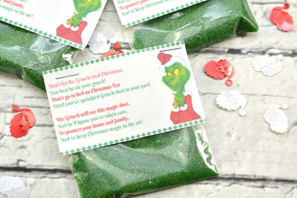 how to make grinch dust for christmas
