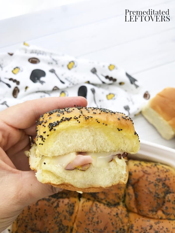 Ham And Swiss Sliders Recipe - Easy Game Day Sandwiches!