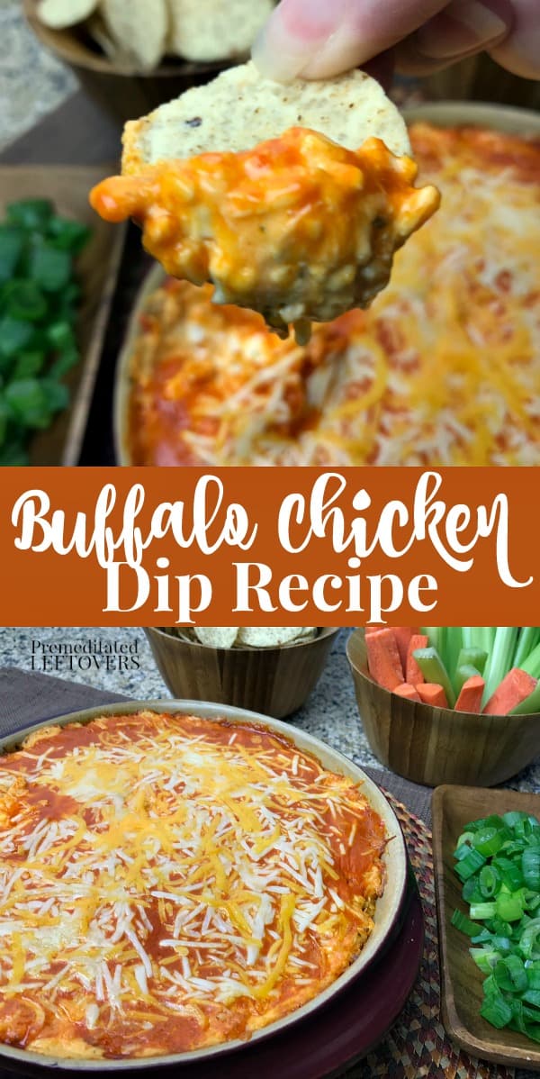 Easy Baked Buffalo Chicken Dip Recipe - Includes Crock-Pot Option