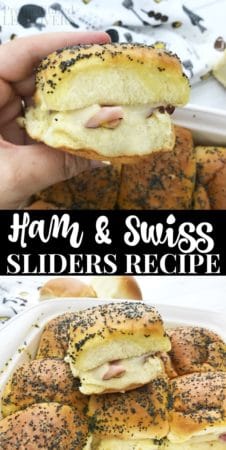 Easy ham and Swiss sliders recipe