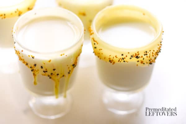 New Year’s Eve Milk Toast Glasses for Kids recipe