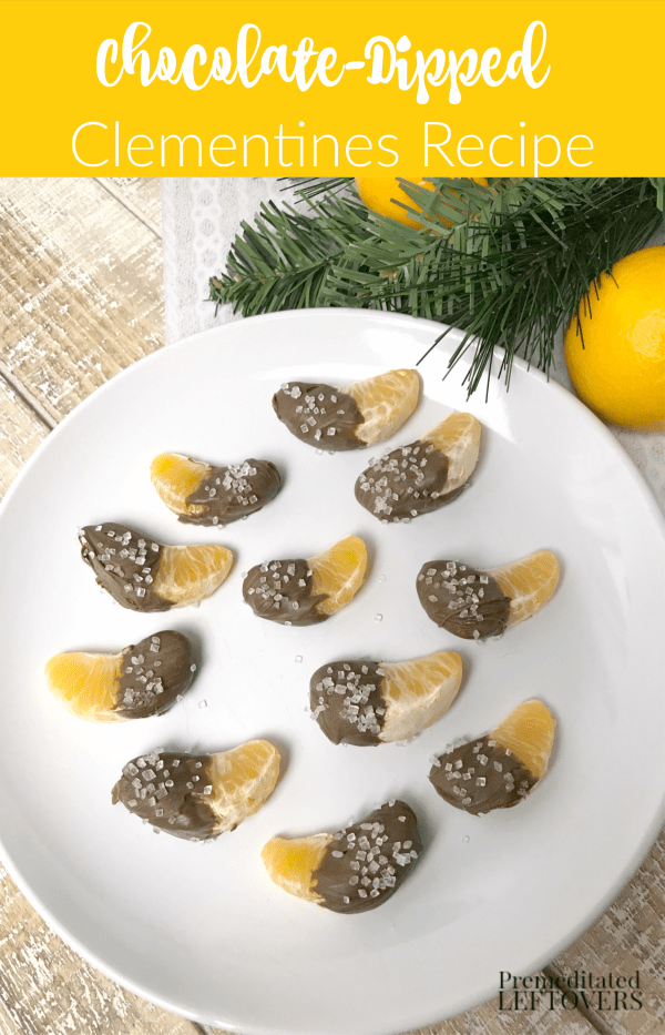 chocolate dipped clementines