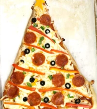 christmas tree pizza recipe