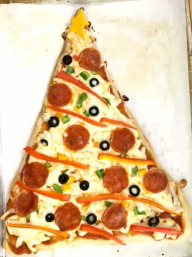 Christmas Tree Pizza Recipe - Story - Premeditated Leftovers™